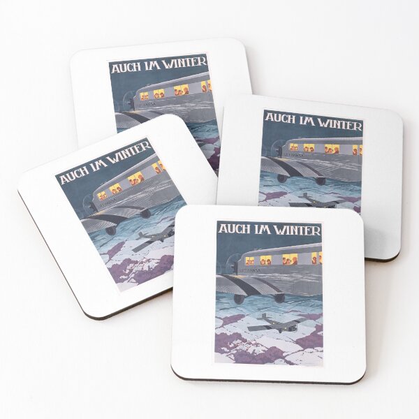 Item preview, 1930 Lufthansa Airlines German Travel Poster designed and sold by retrographics.