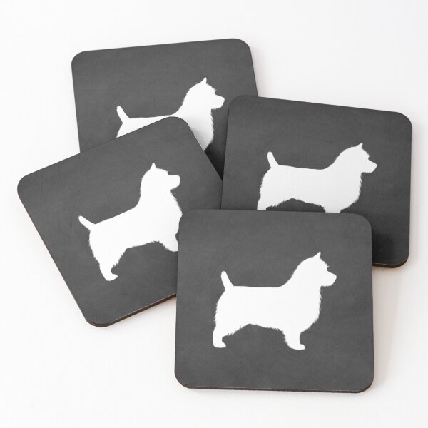 Item preview, Australian Terrier Dog Breed Silhouette(s) designed and sold by Jenn Inashvili.