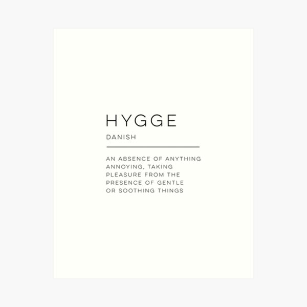 Item preview, Hygge Definition designed and sold by wisemagpie.