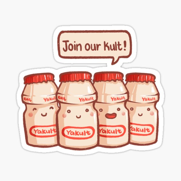 Yakult Kult Sticker