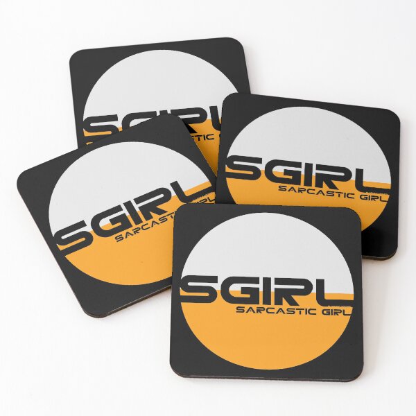Item preview, SGIRL "Sarcastic Girl" ( Letters change with the color of shirt or background ) designed and sold by BLACKSUN-SHOP.
