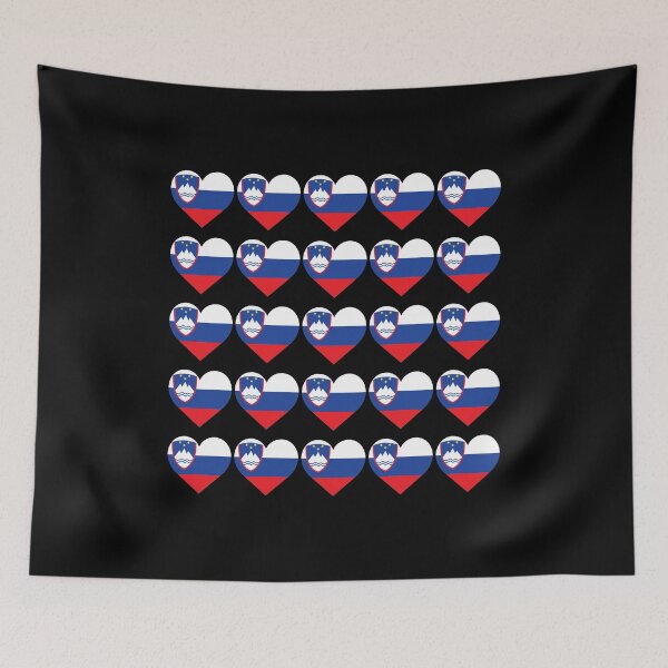 Artikelvorschau, Lieben Sie meine slowenisch Herz-Flagge entworfen und verkauft von HelloFromAja.