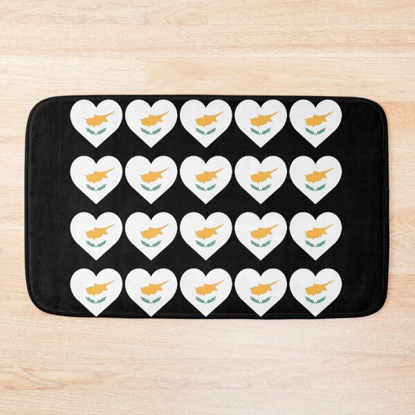 Item preview, Love My Cypriot Hearts Flag designed and sold by HelloFromAja.