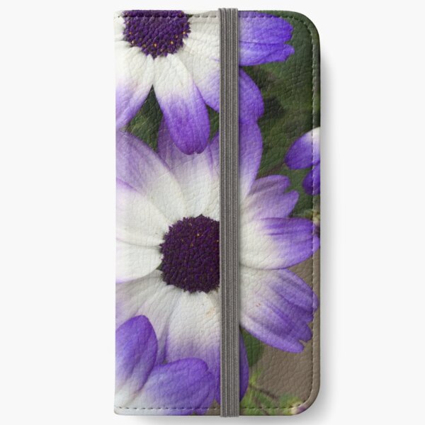 Purple & White iPhone Wallet