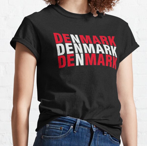 Le Danemark Drapeau T-shirt voyage-Souvenir Cadeau Patriot tourisme fierté nationale