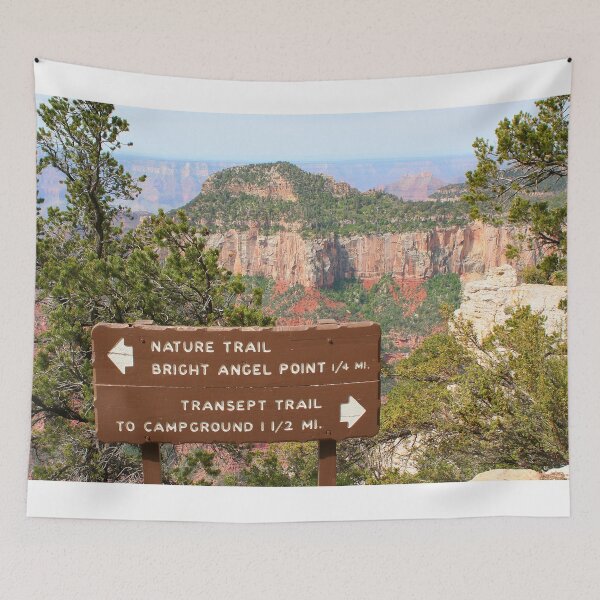 Item preview, Grand Canyon trail sign, Arizona designed and sold by FranWest.