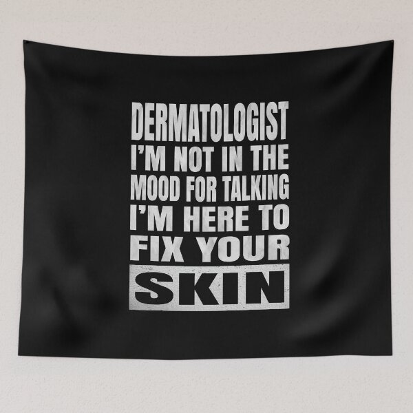 Item preview, Dermatologist Not In The Mood For Talking - Funny Doctor design designed and sold by Grabitees.