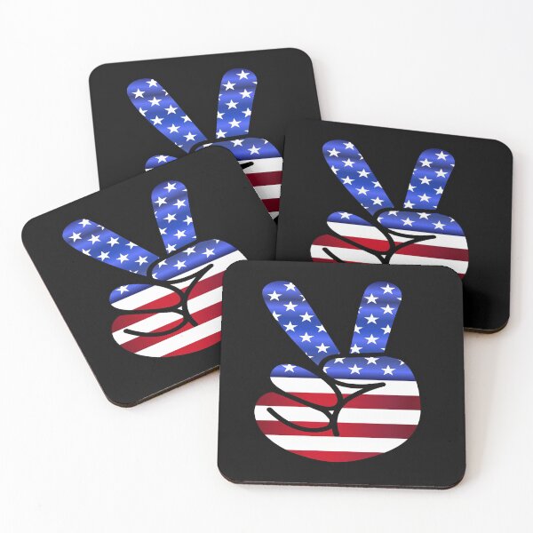 Item preview, Peace Sign American Flag designed and sold by smstees.