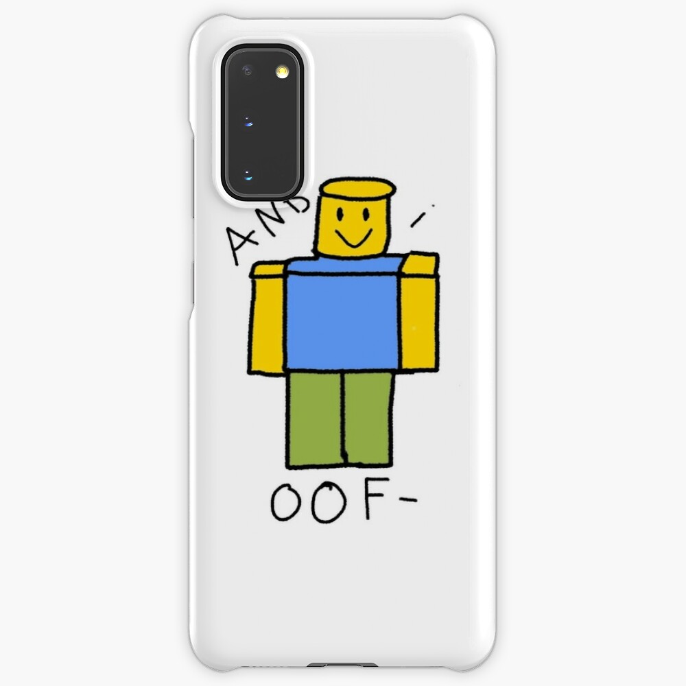 Roblox And I Oof Tshirt Case Skin For Samsung Galaxy By Korbyshrok Redbubble - running robloxian