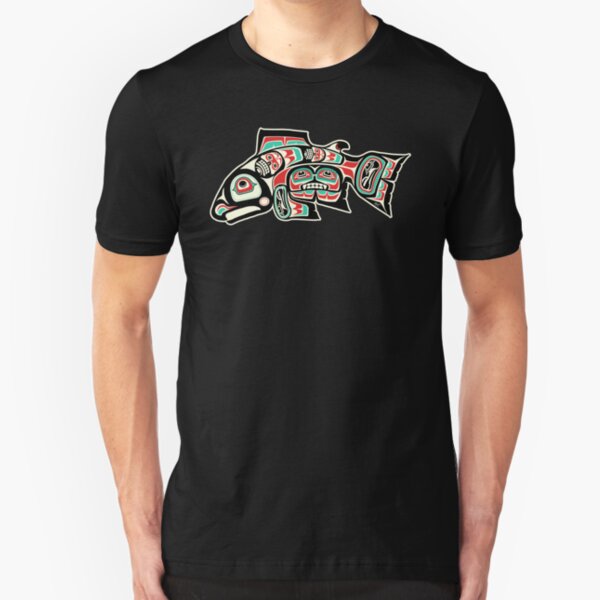 Alaskan Salmon Slim Fit T-Shirt