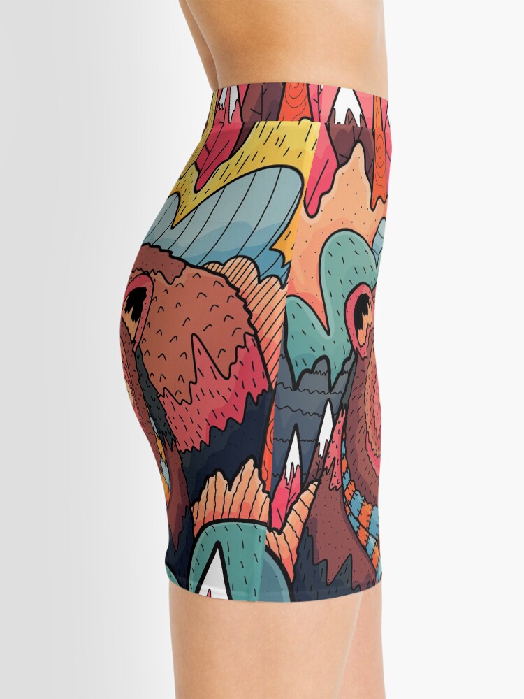 Alternate view of Winter bear forest Mini Skirt