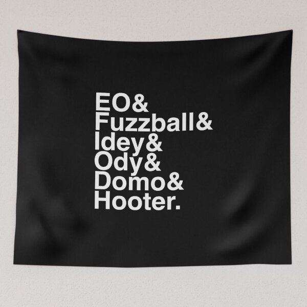 Item preview, EO in Helvetica (White Text) designed and sold by TheMJCast.