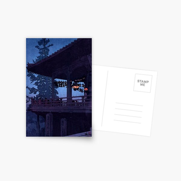 Item preview, Evening in Nara by Yoshida Hiroshi designed and sold by ArtExpression.