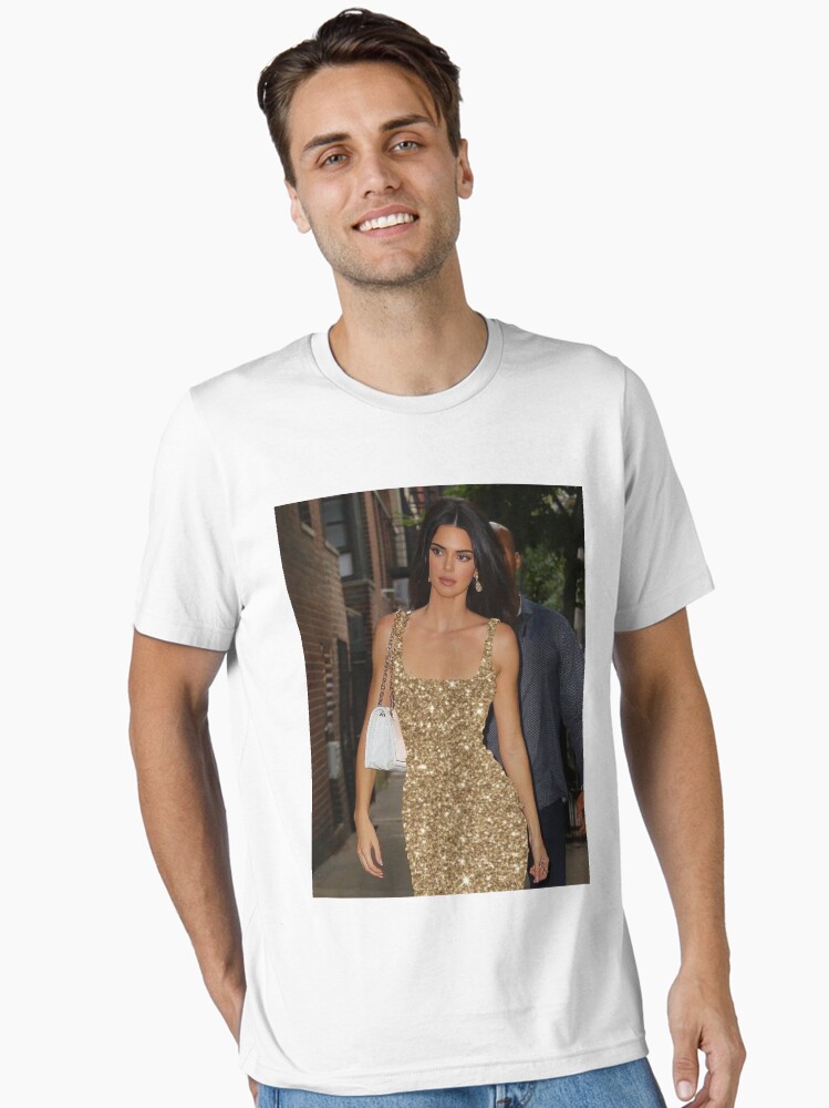 Kendall Jenner Gold Glitter Dress Kendall Jenner Classic T-Shirt