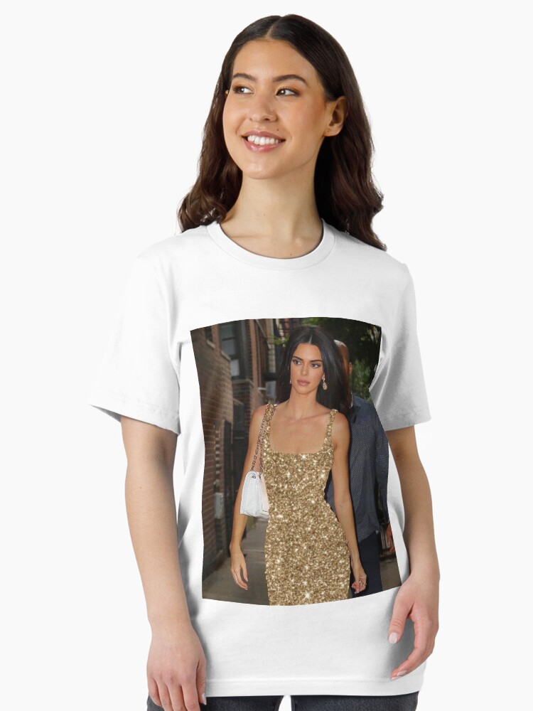 Kendall Jenner Gold Glitter Dress Kendall Jenner Classic T-Shirt