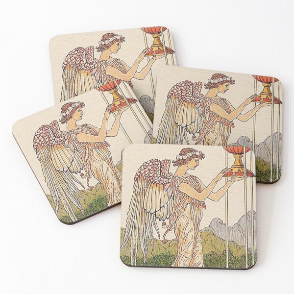 Item preview, Ace of cups by Walter Crane designed and sold by Niina  Niskanen.