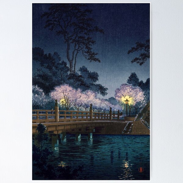 Item preview, Benkei Bridge by Tsuchiya Koitsu designed and sold by ArtExpression.