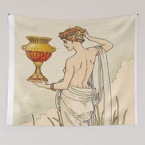 Item preview, Queen of Cups By Walter Crane designed and sold by Niina  Niskanen.
