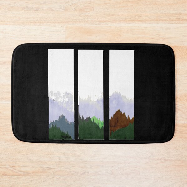 Item preview, Different Seasons Watercolor Landscape - Triptych Painting designed and sold by EightWinds.