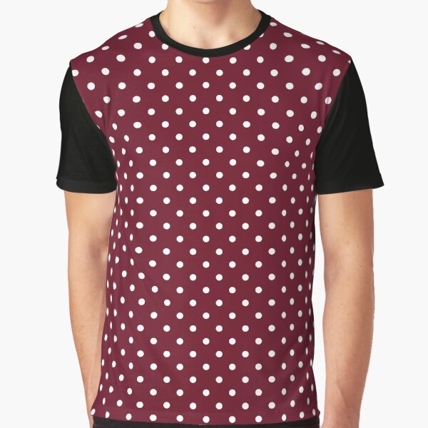 Item preview, Burgundy and White Polka Dot Pattern designed and sold by KarinaI.