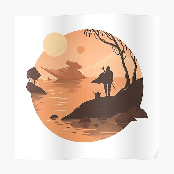 Galaxy friendship Poster
