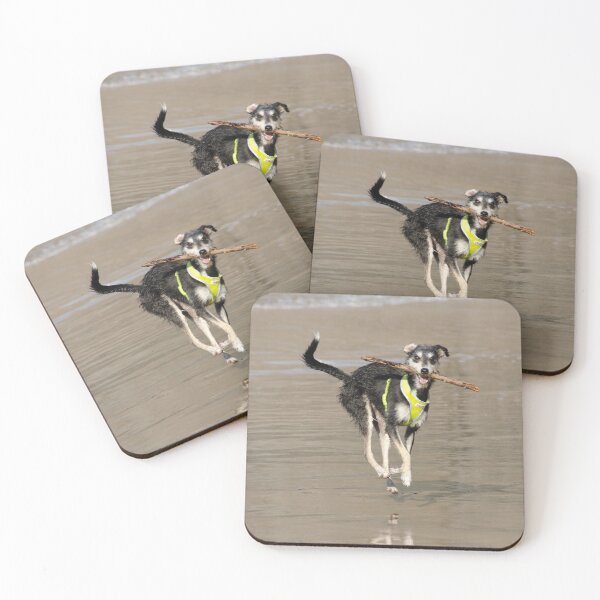 Item preview, Happy dog on the beach. designed and sold by sandyprints.