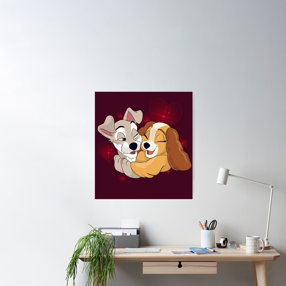 Lady and the Tramp love Poster for Sale by FalChi