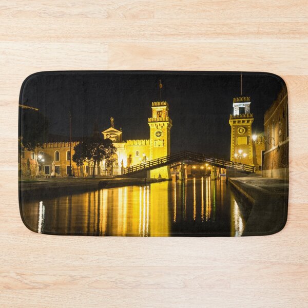 Item preview, Venice Italy Golden Midnight - Venetian Arsenal Arsenale di Venezia  designed and sold by Georgia Mizuleva.