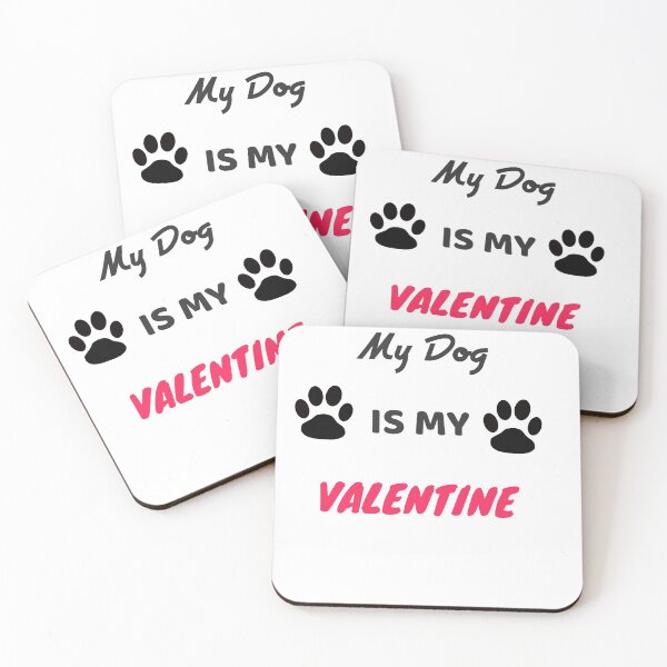 Item preview, My dog is my Valentine designed and sold by Momolasticot.