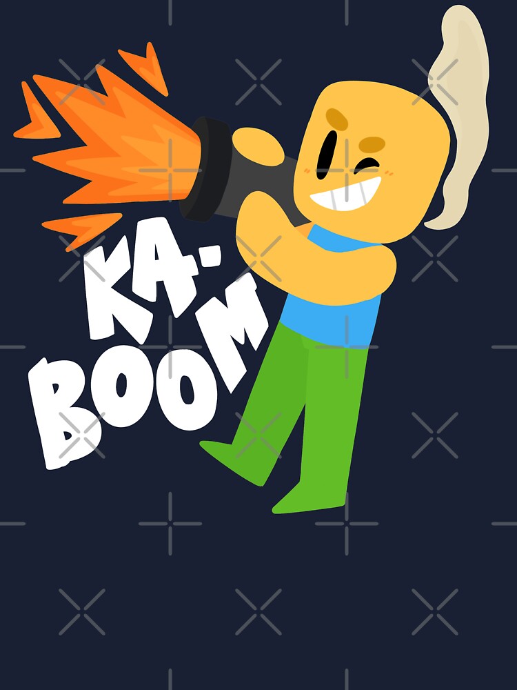 Kaboom Roblox Inspired Animated Blocky Character Noob T Shirt Kids T Shirt By Smoothnoob Redbubble - cute roblox character noob