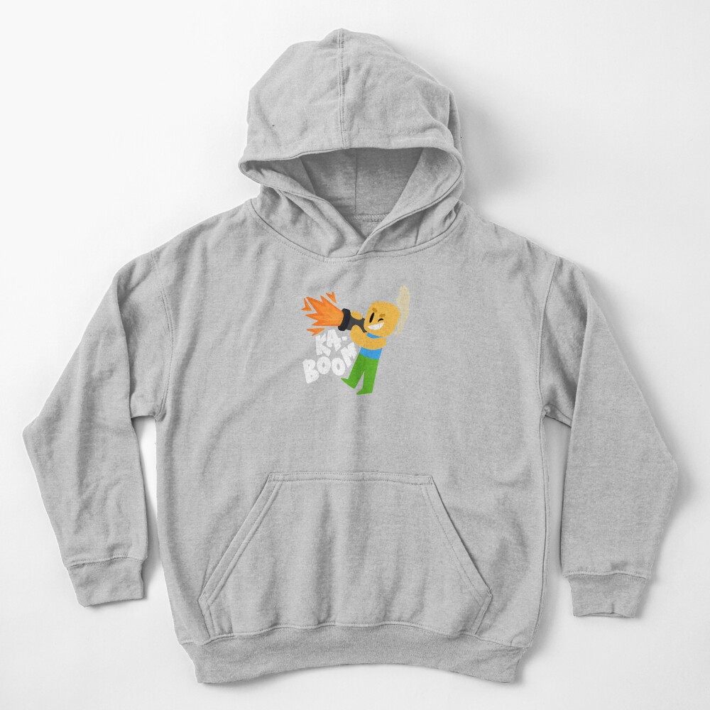 Kaboom Roblox Inspired Animated Blocky Character Noob T Shirt Kids Pullover Hoodie By Smoothnoob Redbubble - roblox shirt and jacket