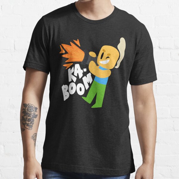 Camiseta Roblox Noob Con Camiseta Inspirada En Perro Roblox De Smoothnoob Redbubble - kaboom roblox inspirado personaje blocky animado noob camiseta lienzo