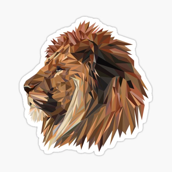 Aperçu de l'œuvre Illustration King Lion T-shirts créée et vendue par Shopp' in.