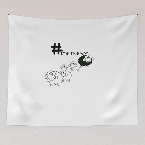 Item preview, "Yew" Follow Me! It's This Way  designed and sold by LoveLifeTriumph.