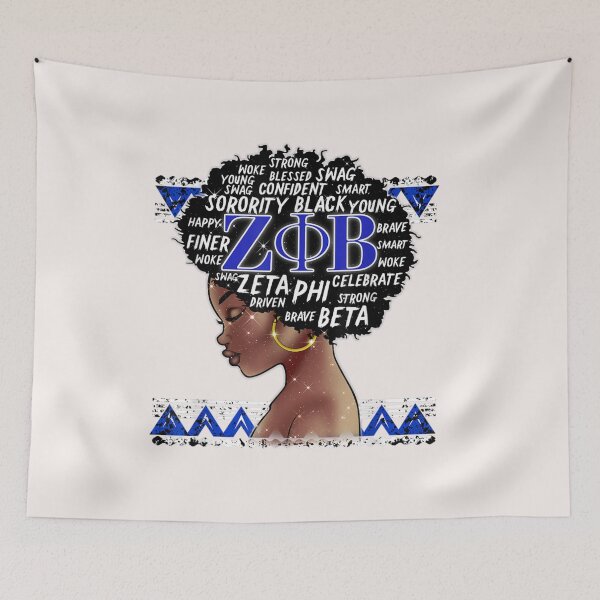 Item preview, womens zeta 1920 african women educated afro hair words t shirt 555 designed and sold by dpowifel.