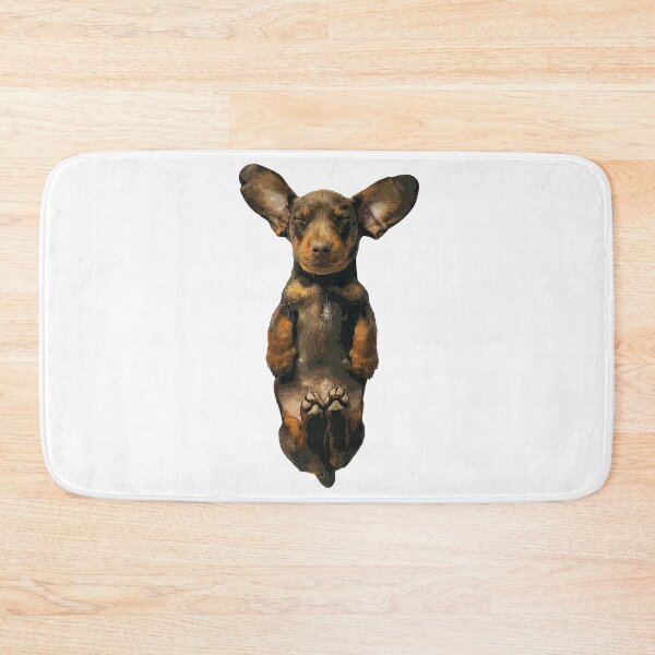 Item preview, Dachshund Puppy Dog Sleeping Chocolate designed and sold by ElegantCat.