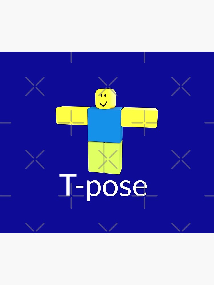 Roblox Noob T Pose Gift For Gamers Duvet Cover By Smoothnoob Redbubble - buff t pose noob roblox
