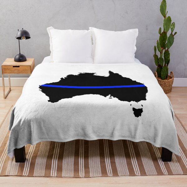 Item preview, australia thin blue line map designed and sold by tony4urban.