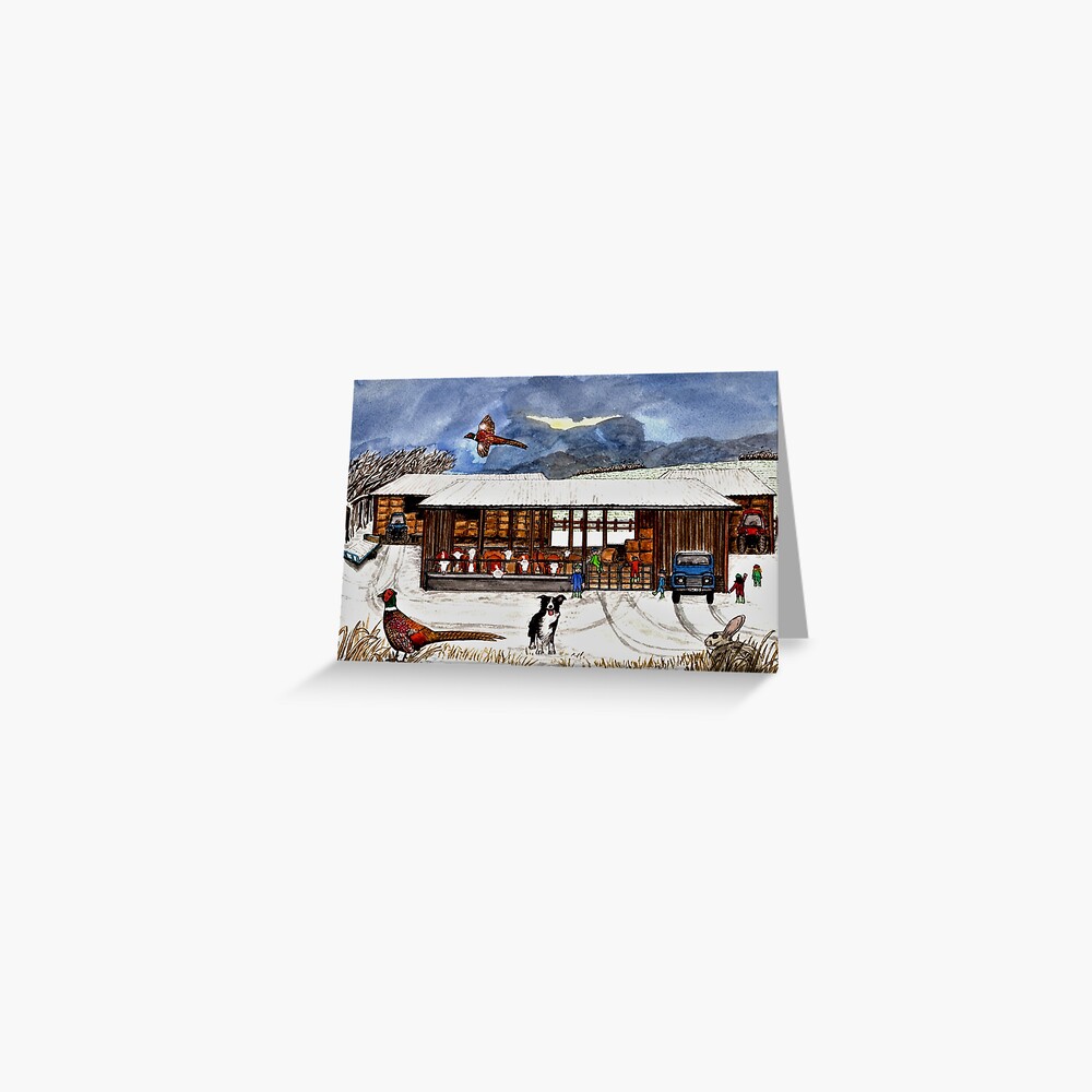 Winter Life - Postcard Greeting Card