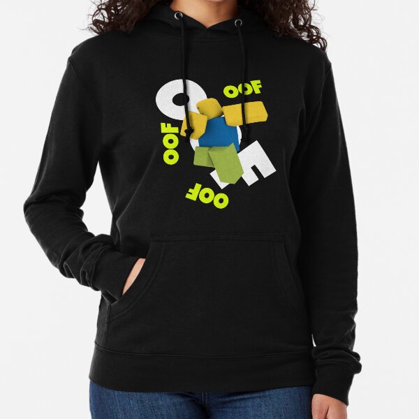 Roblox Oof Noob Big Head Lightweight Hoodie By Smoothnoob Redbubble - roblox oof gaming noob hoodie pullover products in 2019