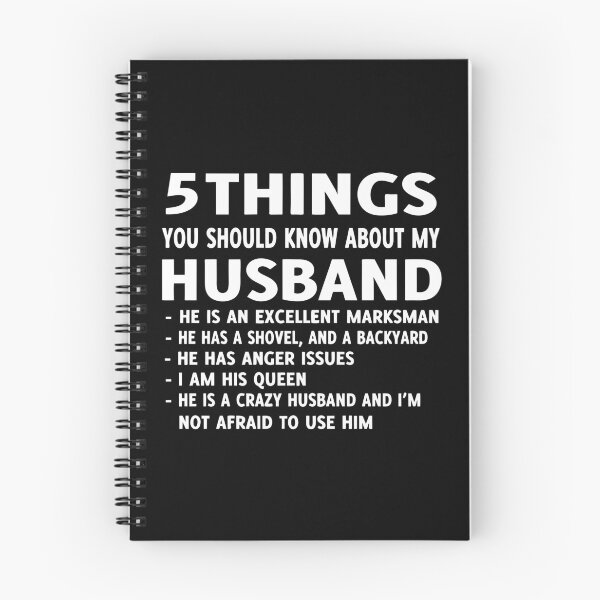Item preview, 5 Things You should Know About My Husband designed and sold by suddenlysomeday.