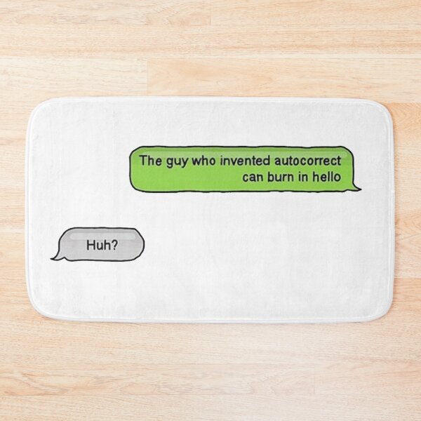 Item preview, Autocorrect text conversation designed and sold by Etchedclothing.