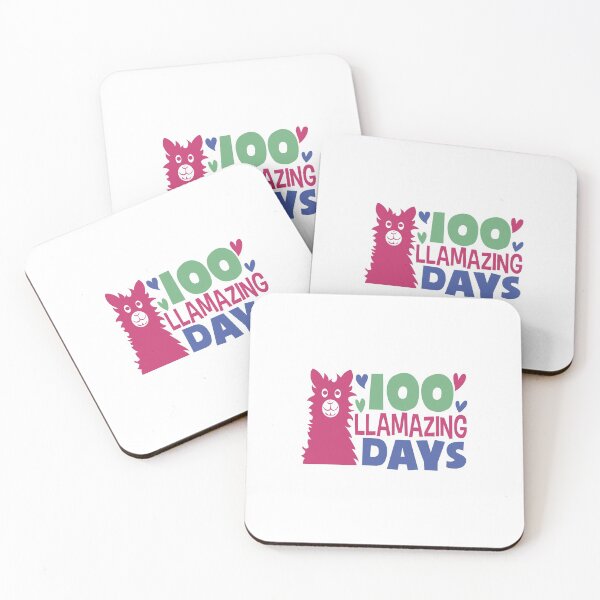Item preview, 100 Llamazing Days! designed and sold by DreamValleySt.