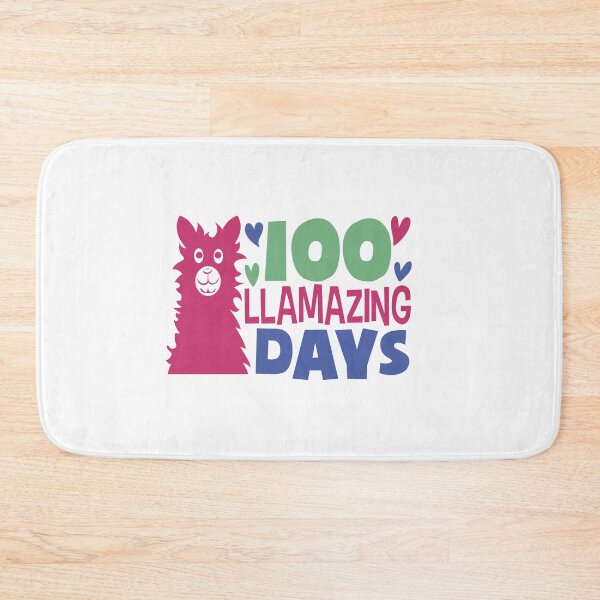 Item preview, 100 Llamazing Days! designed and sold by DreamValleySt.