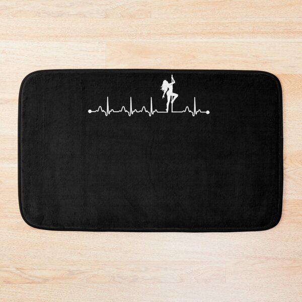 Item preview, Heartbeat EKG Pole Dancing Lovers Gift designed and sold by unlimitee.