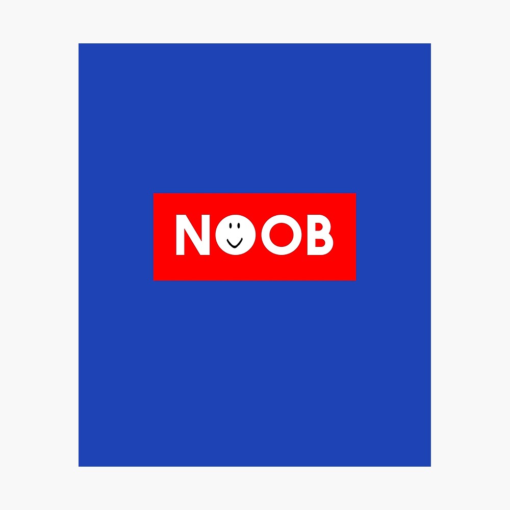 Roblox Noob Oof Gaming Noob Metal Print By Smoothnoob Redbubble - roblox the real colors for a noob avatar