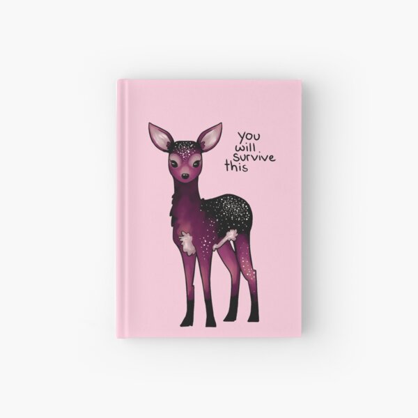 Galaxy Sparkle Fawn Hardcover Journal