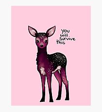 Galaxy Sparkle Fawn Photographic Print