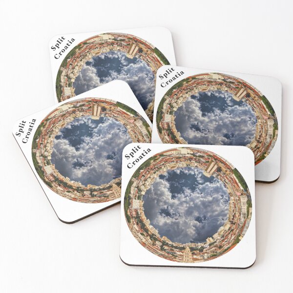 Item preview, Split, Croatia Circular Cityscape - Circular Skyline of Split, Croatia designed and sold by Warren Paul Harris.