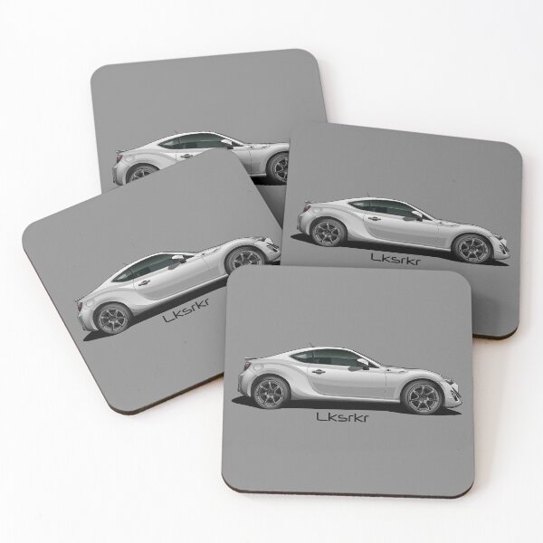 Item preview, White Toyota GT86 artwork designed and sold by Lksrkr.